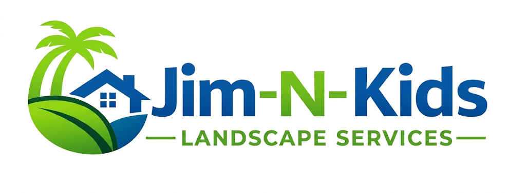 Jim N Kids Landscape Services white